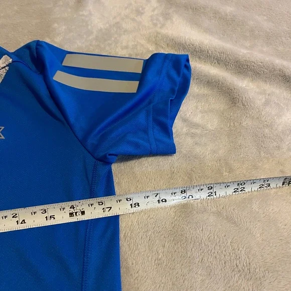 Adidas B.A.A. 10K 2020 Running Shirt Blue Brigham Health Mens Small Activewear - Picture 6 of 8